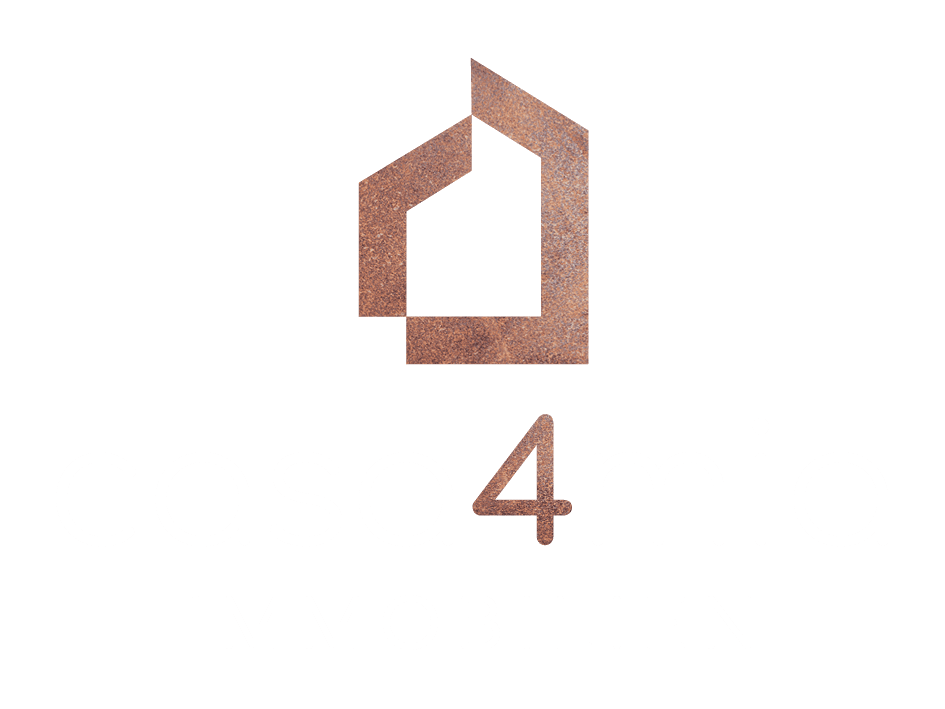casa4mia.immobilien — Logo, helle Variante